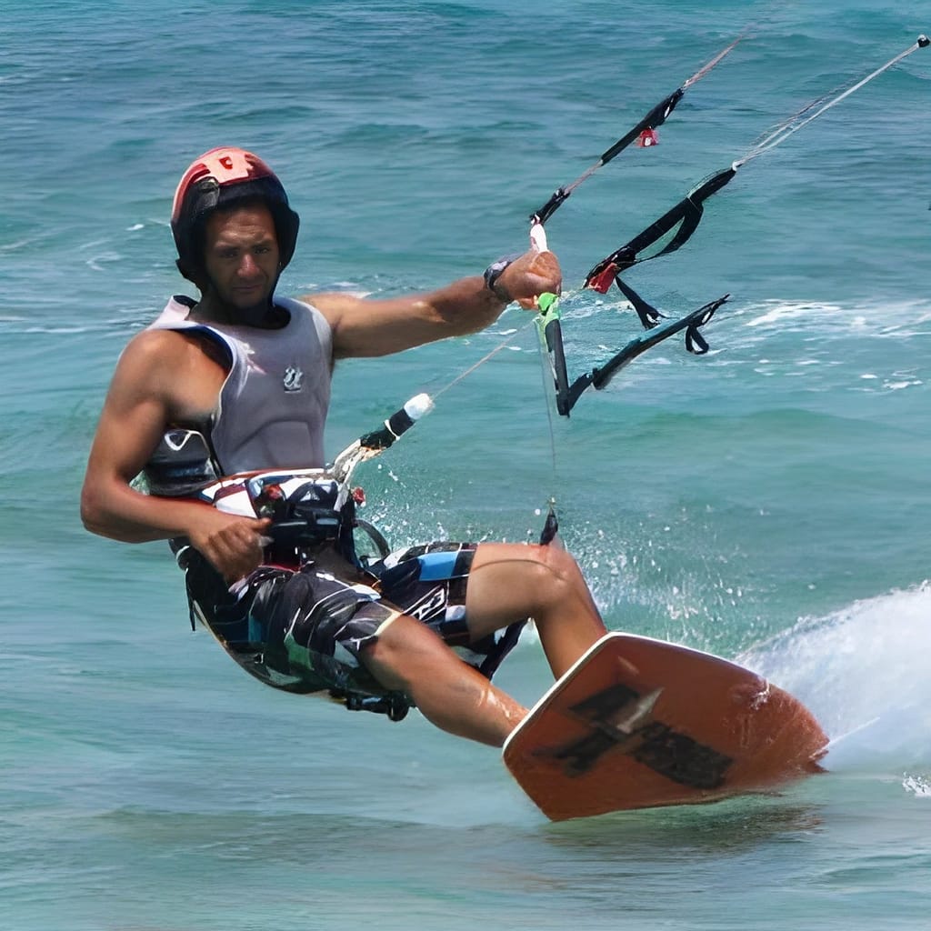 Scopri l'emozione del kitesurf in uno dei luoghi più belli e suggestivi di Lefkada. Le acque cristalline di Agios Ioannis sono il luogo ideale per iniziare il tuo viaggio nel kitesurfing.