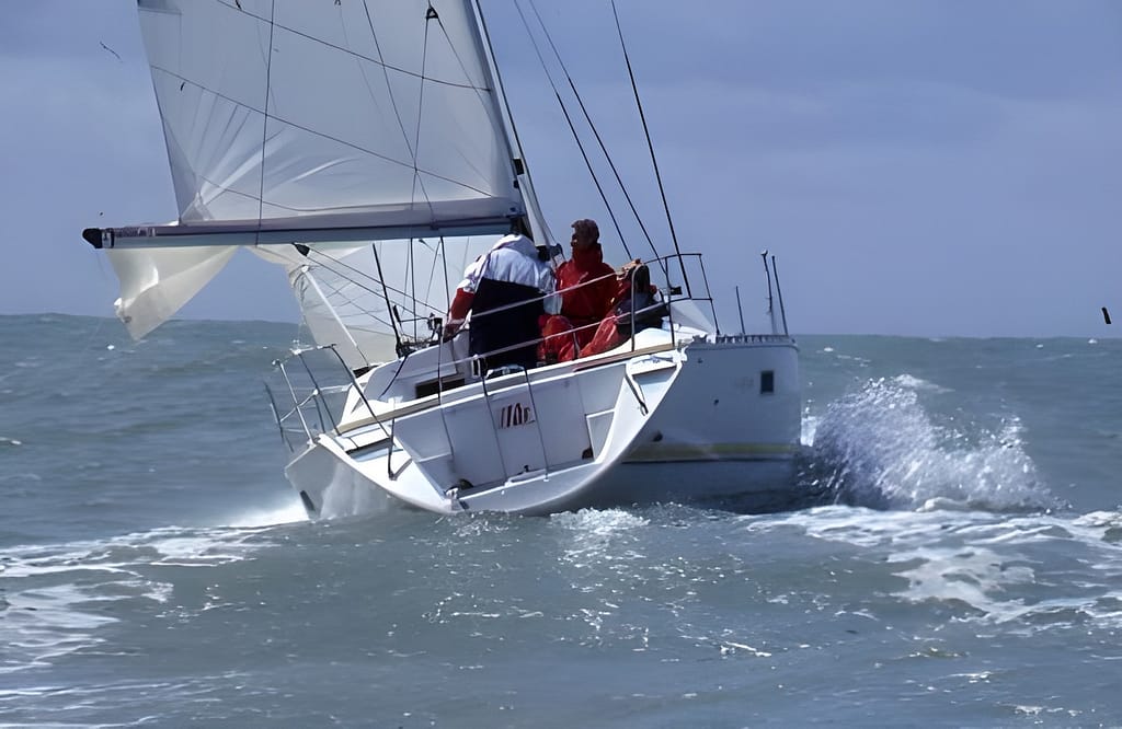 Janneau 21 in navigazione impegnativa nelle acque francesi