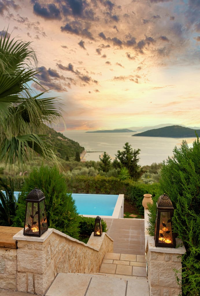 Golden Hour alle Ionian Diamond Villas: Una Visione Paradisiaca